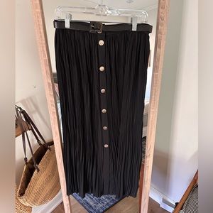 Zara black skirt with belt included